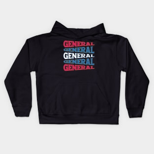 TEXT ART USA GENERAL Kids Hoodie